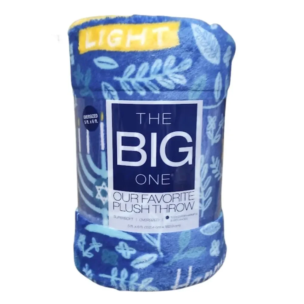 The Big One Oversized Hanukkah Supersoft Plush Throw